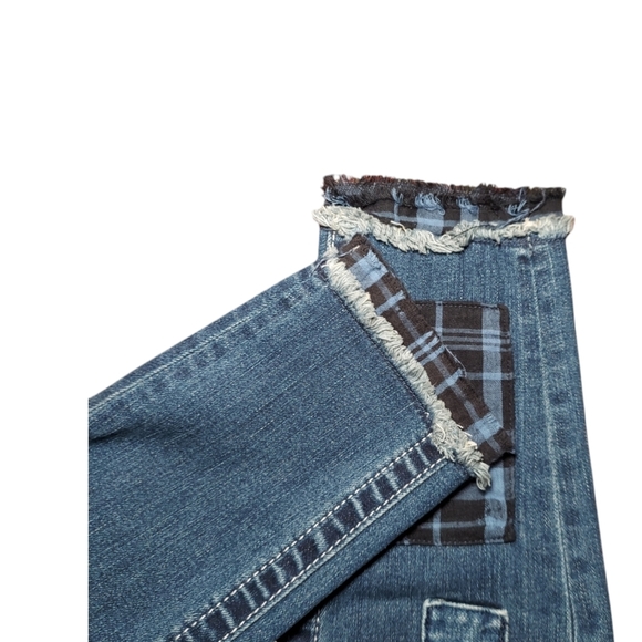 Miss Me Patchwork Ankle Skinny Jeans - Picture 4 of 7